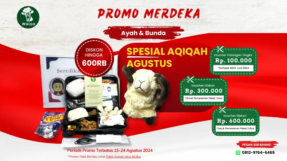 Promo Aqiqah 2024 Agustus Merdeka